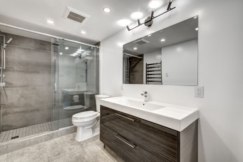 Spacious Master Bathroom with Modern Fixtures